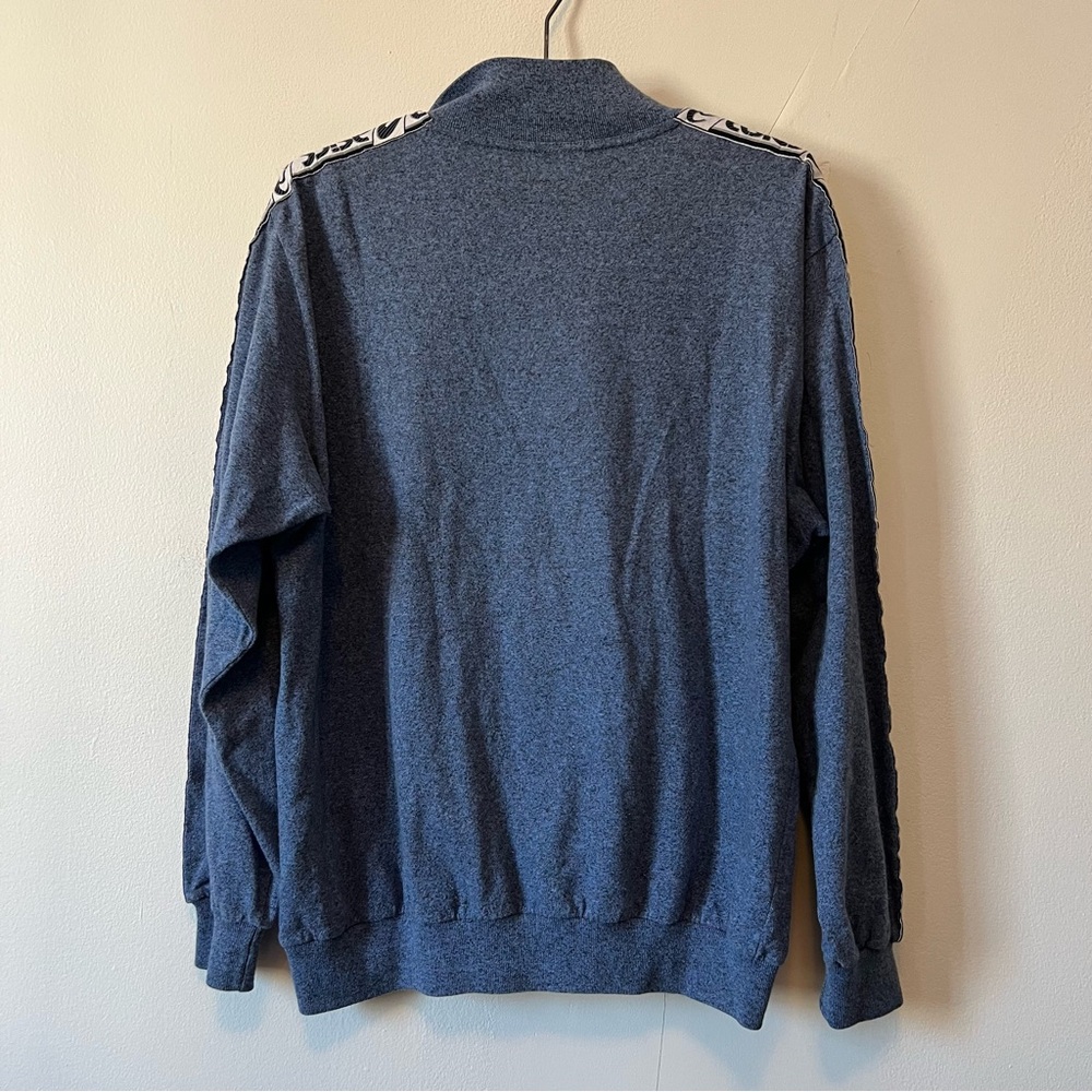 Vintage Asics Men's Blue Zip Up Sweater Made in Italy Size Large - Picture 10 of 10